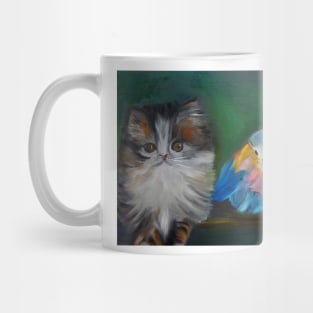 Kitty and the Bird Mug